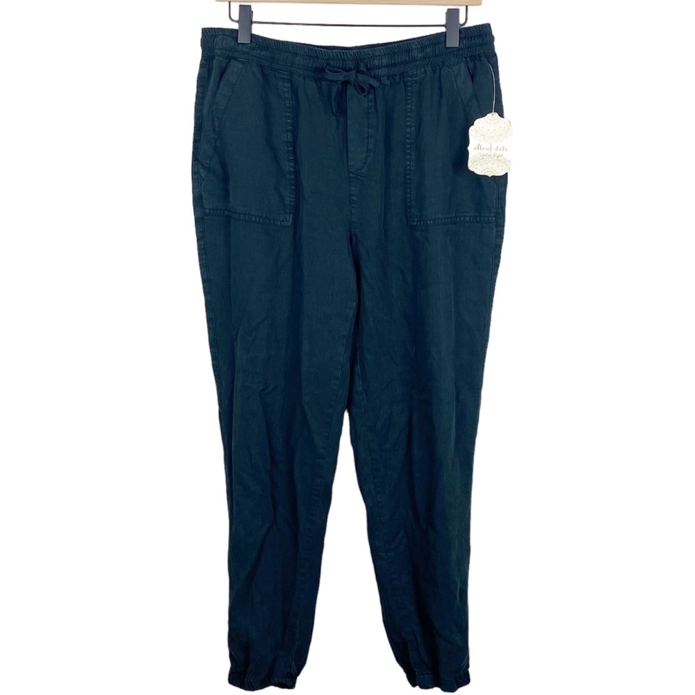 Alter’d State Pants Size Medium Black‎ Jogger Pull On Drawstring Tencel NWT